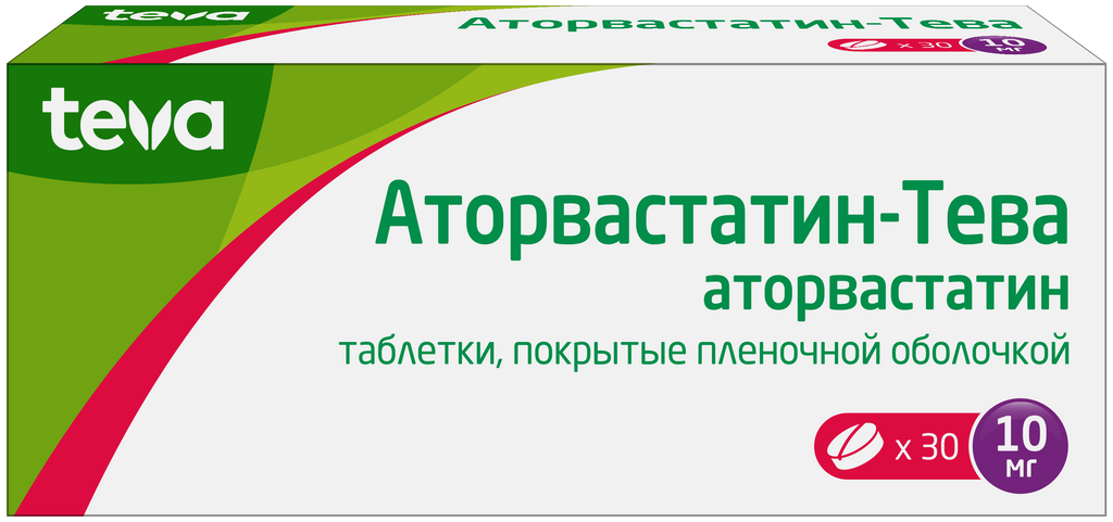 фото упаковки Аторвастатин-Тева