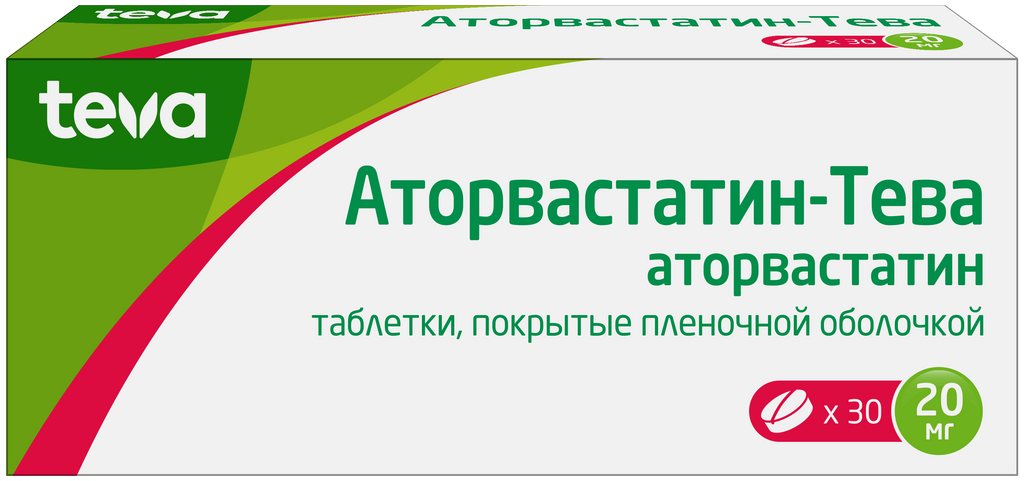 фото упаковки Аторвастатин-Тева
