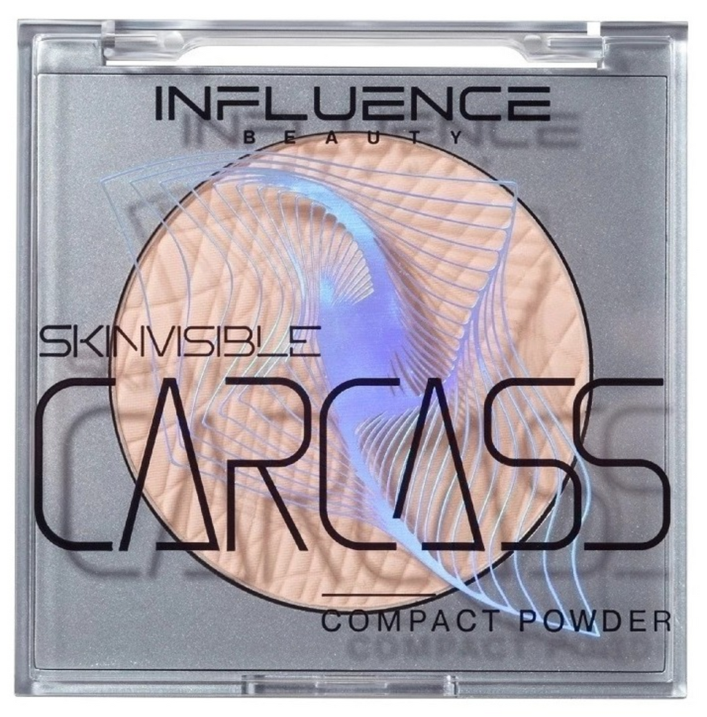 фото упаковки Influence Beauty Компактная пудра для лица Skinvisible Carcass