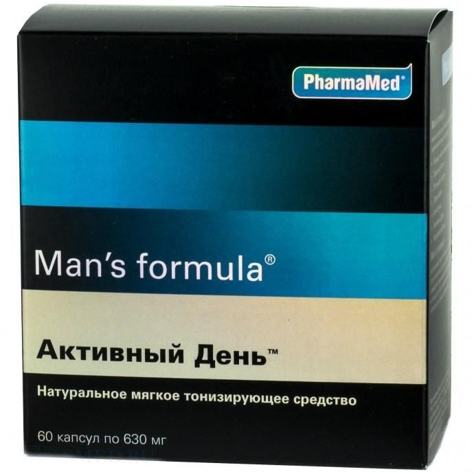 Man's formula Активный день, капсулы, 60 шт.