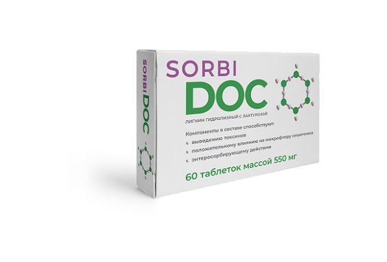 фото упаковки Sorbidoc Лигнин с лактулозой