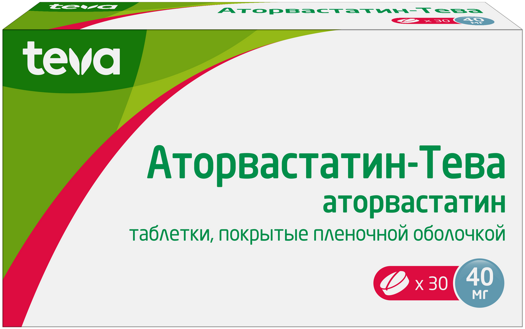 фото упаковки Аторвастатин-Тева