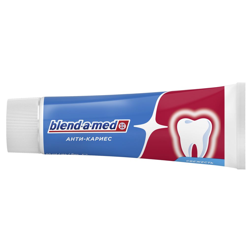Blend-a-Med Зубная паста Анти-кариес Свежесть, паста зубная, с активным фтором, 65 мл, 1 шт.