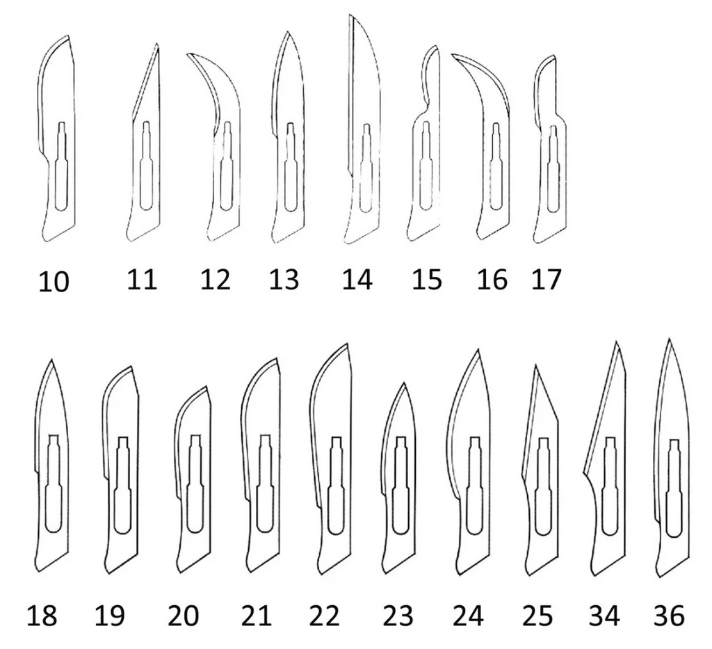 Апексмед Лезвие к скальпелю стерильное, р. 11, из углеродистой стали, 1 шт.