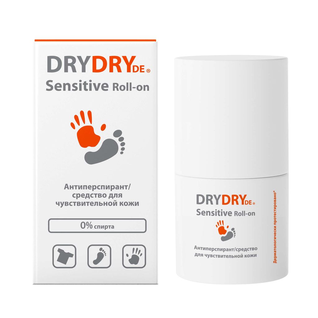 фото упаковки Dry Dry de Sensitive средство для чувствительной кожи