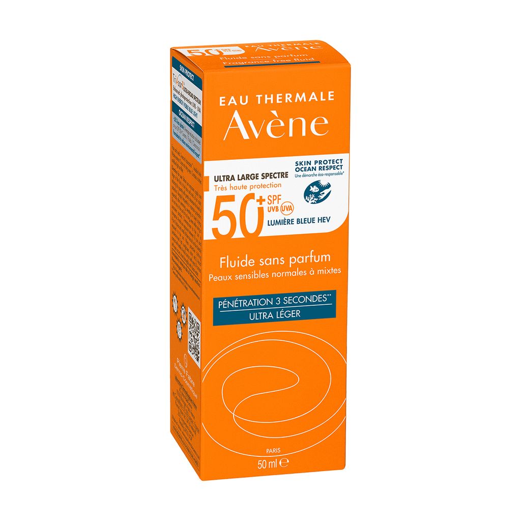Avene Cleanance солнцезащитный флюид SPF50+, 50 мл, 1 шт.