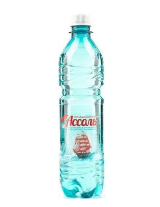  Вода минеральная Ассоль, негазированная, 0,5 л, 1 шт.