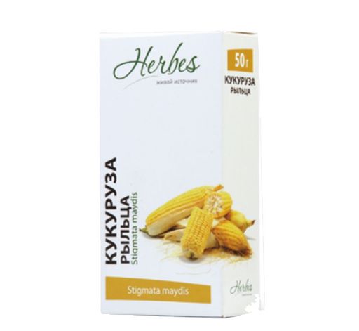 Herbes Кукурузные столбики с рыльцами, 50 г, 1 шт.