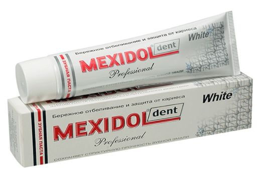 Mexidol dent White Professional Зубная паста, паста зубная, 65 г, 1 шт.