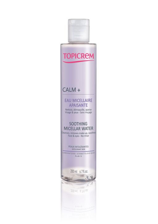 Topicrem Calm+ Успокаивающая мицеллярная вода, для гиперчувствительной кожи, 200 мл, 1 шт.