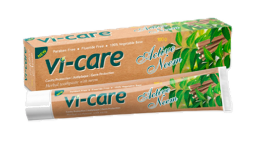 Vi-Care Active Neem Зубная паста на основе трав, с нимом, 100 г, 1 шт.