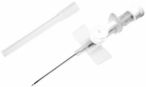 Inekta Mediflon Катетер внутривенный с инжекторным клапаном и фиксаторами, 17G (1,5х45мм), код белый, 1 шт.