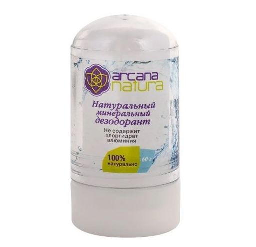 Arcana natura Дезодорант натуральный твердый для тела, 60 г, 1 шт.