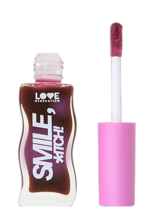 Love Generation Блеск для губ Lipgloss Smile *itch!, тон 10 винный, 10 мл, 1 шт.