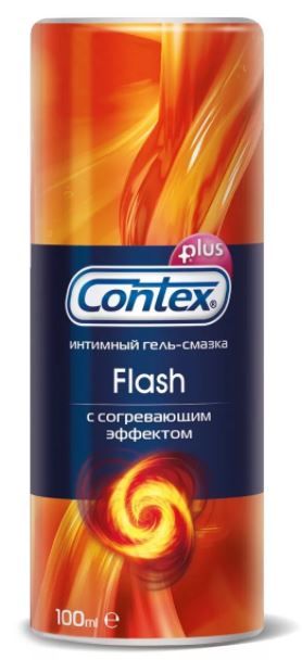 Гель-смазка Contex Flash, гель, согревающий (-ая; -ое; -ие), 100 мл, 1 шт.