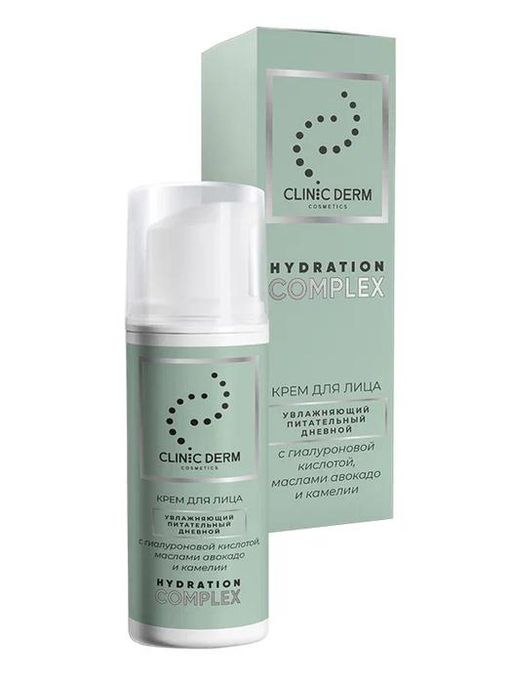 Клиник Дерм Крем для лица питательный, Clinic Derm Hydration Complex, дневной, 50 мл, 1 шт.